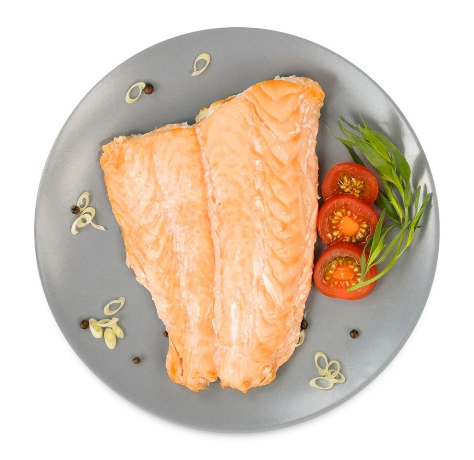 

Стейк лосося запеченный в фольге, вес