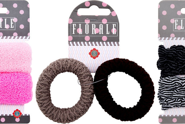 Резинки для волос SWEETORNAMENT Florale, 2 шт., в ассортименте