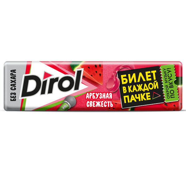 Жевательная резинка Dirol Арбузная свежесть