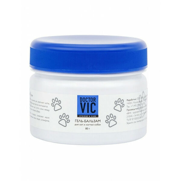 Гель-бальзам для собак Doctor VIC для лап 80 мл