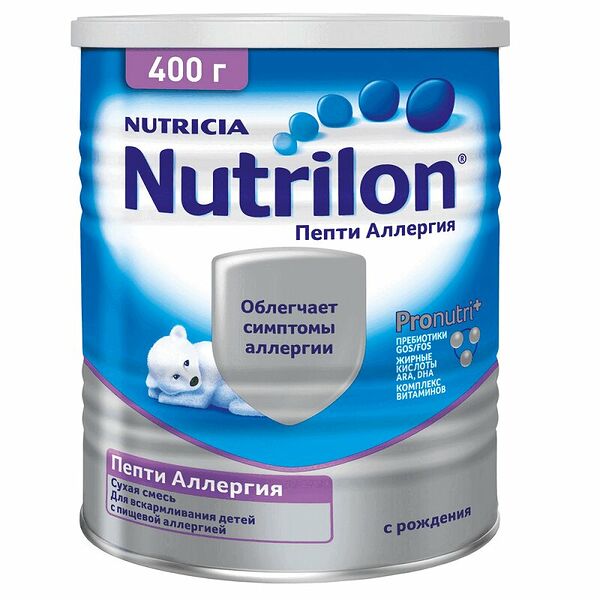 Детское питание Nutrilon Пепти Аллергия смесь сухая с пребиотиками 400 г