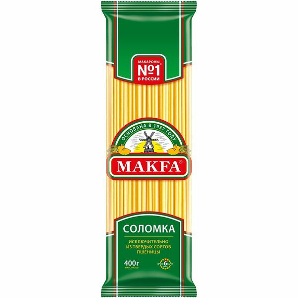 Макаронные изделия Соломка Makfa