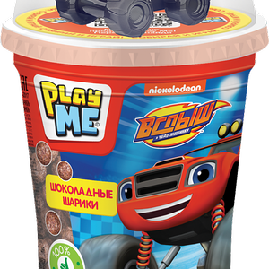 Подарочный набор PLAY ME Вспыш шоколадные шарики, без змж