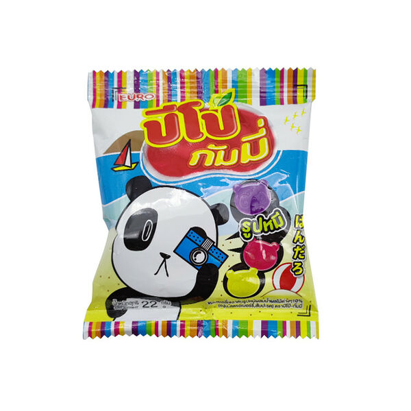 Мармелад жевательный в форме мишки 3 фруктовых вкуса Pipo, 22 г