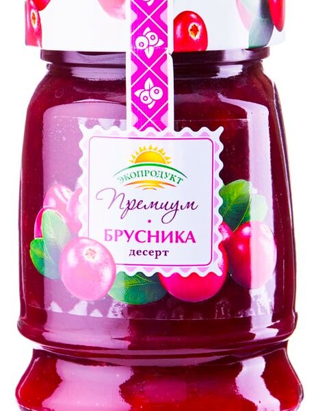 Десерт Экопродукт Премиум Брусника 330г