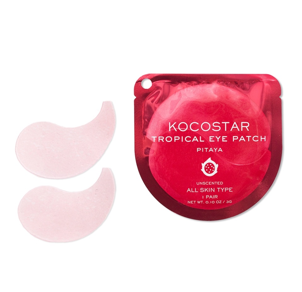 

Патчи для глаз Kocostar Гидрогелевые тропические фрукты Питахайя Tropical Eye Patch, Республика Корея