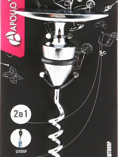 Штопор APOLLO Banfi 10x5,8x1,5см Арт. BNF-01