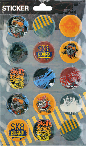 

Набор наклеек Street, 15х25,5см