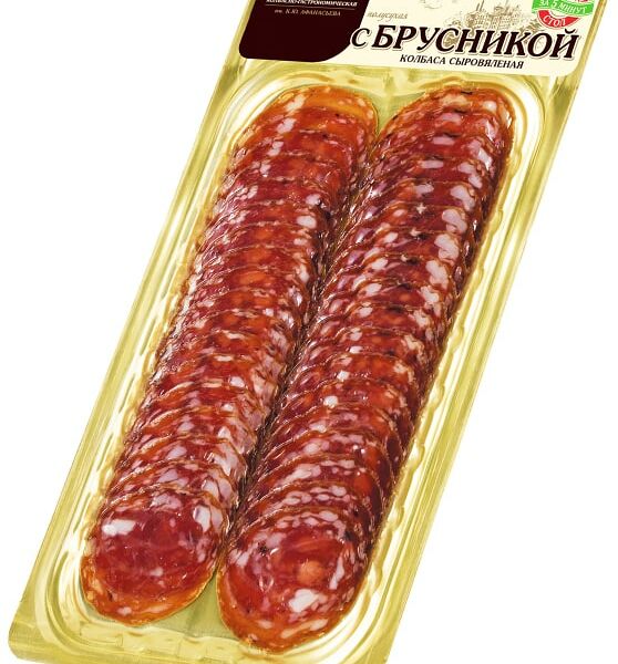 Колбаса Егорьевская с брусникой сыровяленая 70г