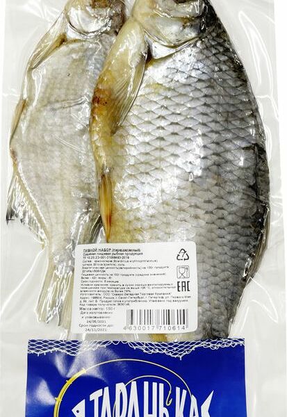 Набор пивной Тарань-ка неразделанный солено-сушеный 150г