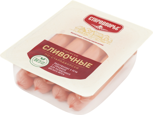 

Сосиски Стародворье сливочные по-стародворски 450 г