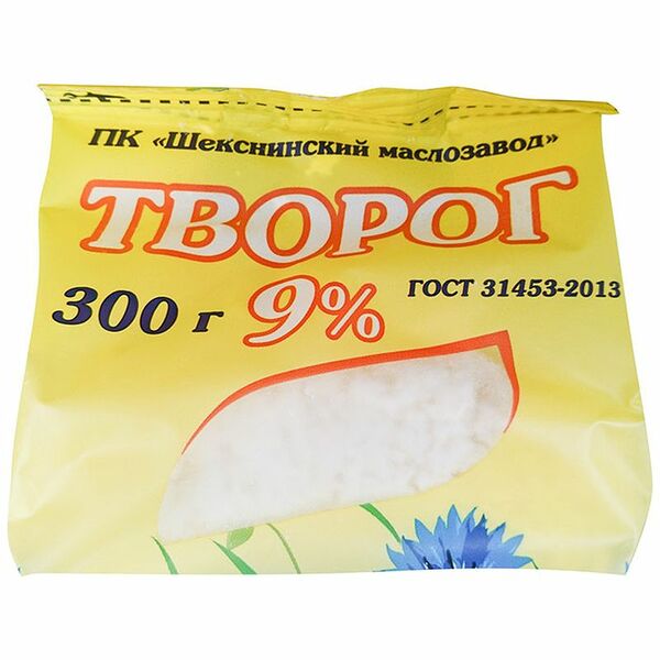 Творог ШМЗ 9%, без змж