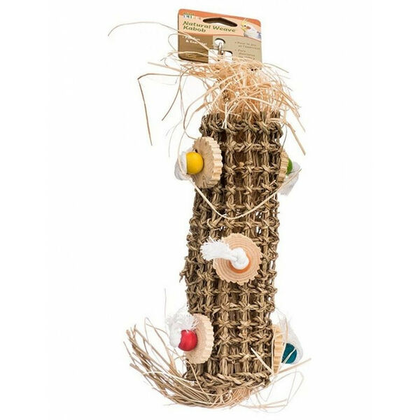 PennPlax Подвеска плетеная, большая игрушка для птиц 53 см