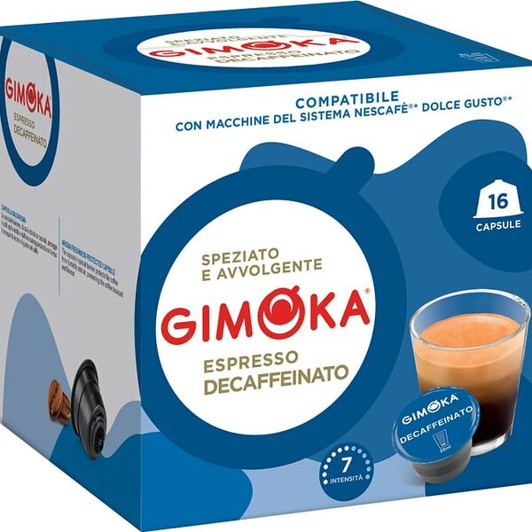 Кофе в капсулах Gimoka Dolce Gusto Espresso Soave без кофеина 16шт