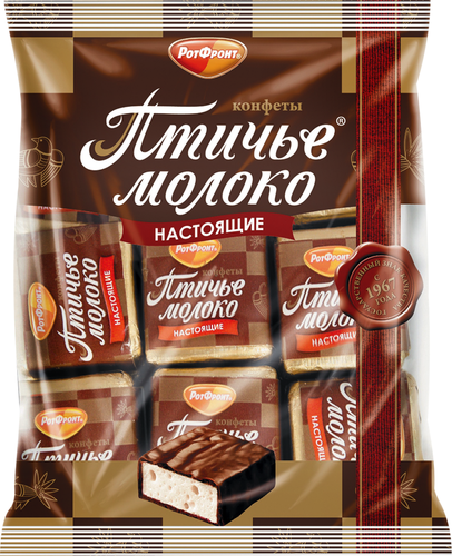 

Конфеты Рот Фронт Птичье молоко Настоящее сливочно-ванильное 225 г