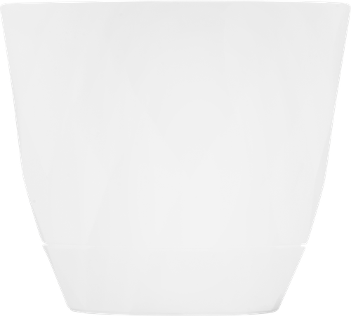 

Горшок для цветов Idi Land Лаурель с поддоном, 14.5 см, 1.3 л, белый