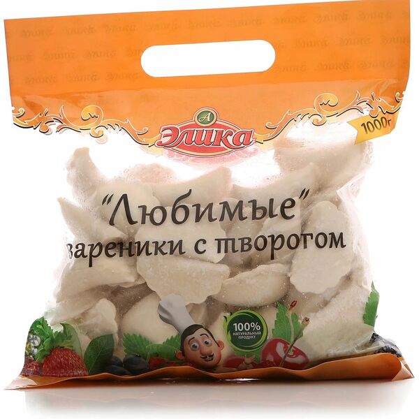 Вареники Элика Любимые, с творогом