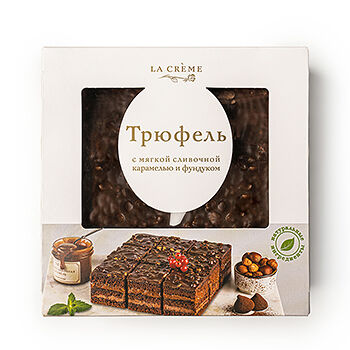 Торт La Creme Трюфель со сливочной карамелью и фундуком