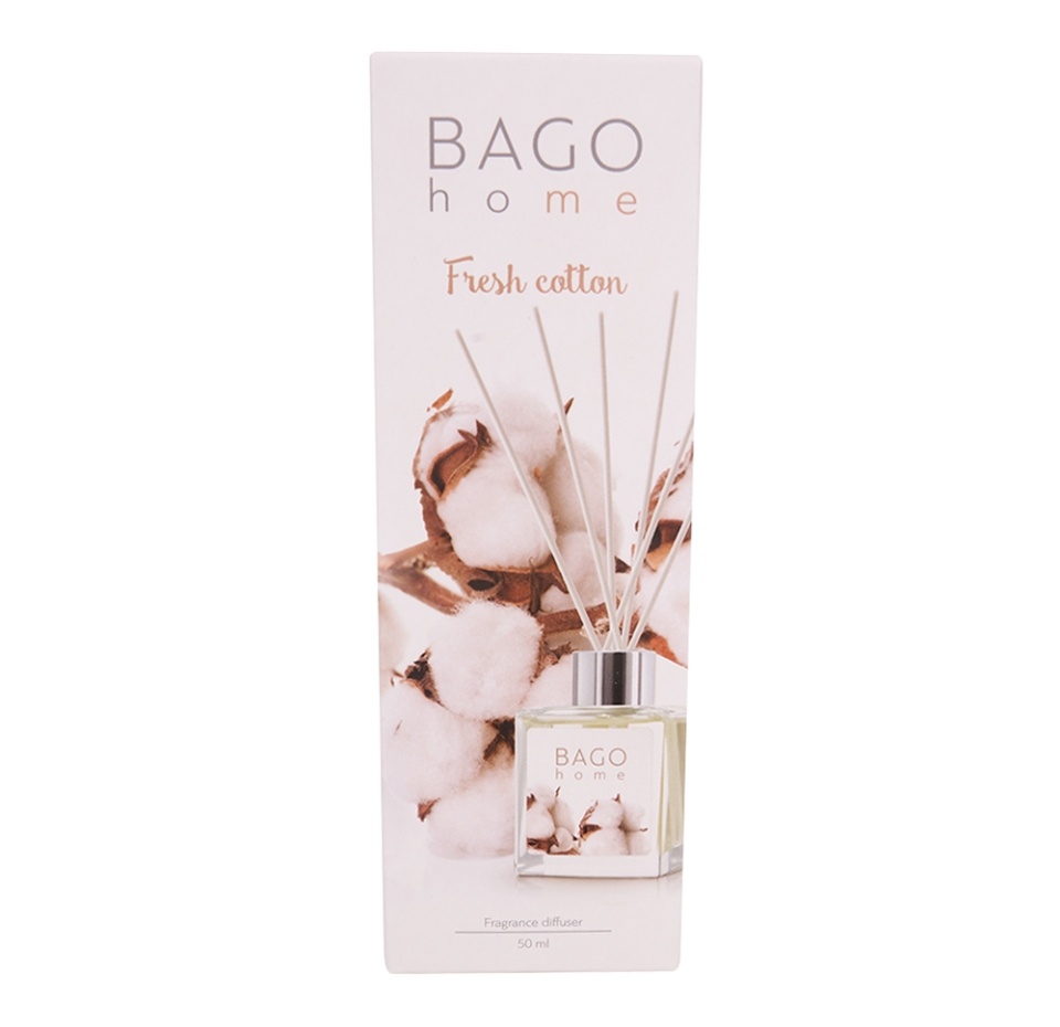 

Ароматический диффузор Bago Home Свежий хлопок, 50 мл
