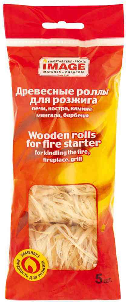 

Роллы Image древесные для розжига 5 шт