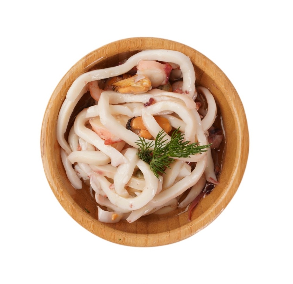 

Коктейль из морепродуктов в масле "Морской салат"