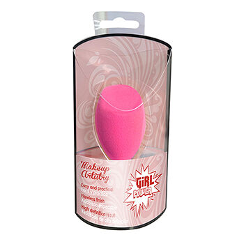 Спонж для макияжа розовый, Girl Power, Китай
