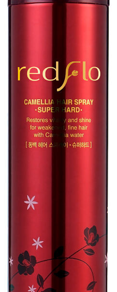 Лак для волос Redflo Camellia Hair Spray Super Hard суперсильной фиксации с экстрактом камелии