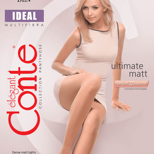 Колготки женские CONTE Elegant Ideal 40 den nero 5, Арт. 16С-30СП