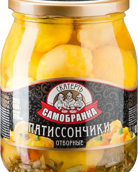 Патисоны Скатерть-самобранка маринованные 720мл