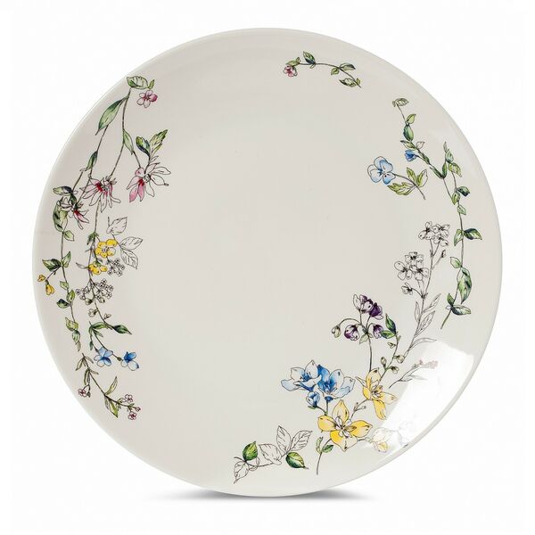 Тарелка обеденная Domenik Wild Botanicals, 24 см, фарфор