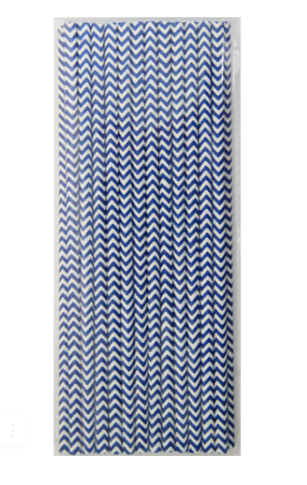 Трубочки бумажные в ассортименте, Арт. BTK039, 25шт