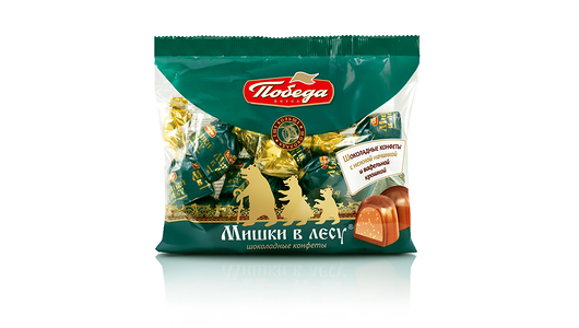 Конфеты шоколадные Победа вкуса Мишки в лесу