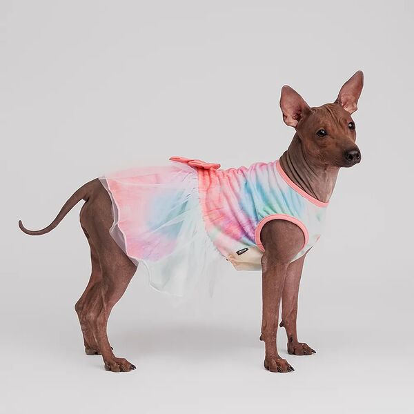 Платье для собак Хиппи яркие краски, L