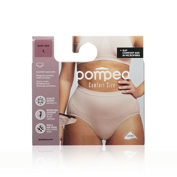 Женские трусы Pompea Slip Comfort Size Basik skin L