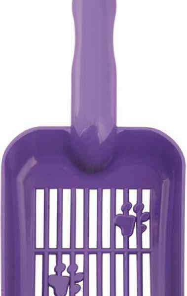 Совок для кошачьего туалета Gamma с лапками, цвета в ассортименте, 25×9×4 см