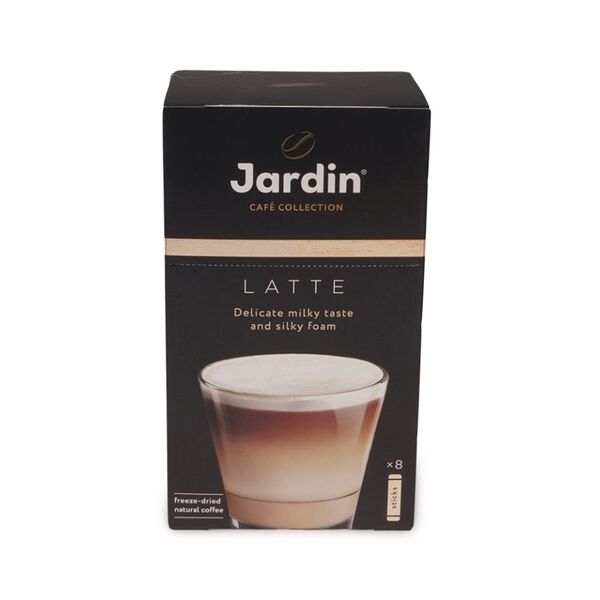 Кофейный напиток растворимый Jardin Latte, 8 шт x 18г