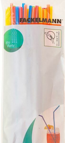 Соломка Fackelmann для коктейлей гибкие 24см, 30шт