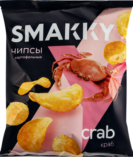 

Чипсы картофельные SMAKKY со вкусом краба, 90 г