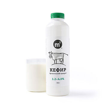 Кефир М2 Organic 3,2-4%, 750мл