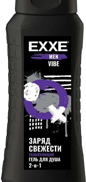Гель для душа EXXE Men Vibe 2в1 увлажняющий 400мл
