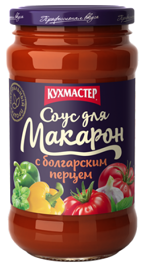 Соус томатный Кухмастер Для макарон с болгарским перцем