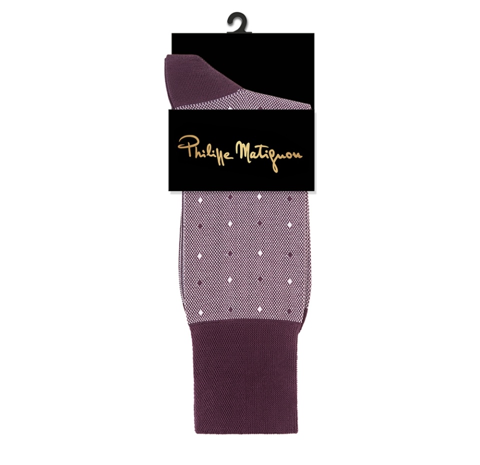 

Носки мужские Philippe Matignon Via lattea мерс хлопок цвет фиолетовый 45-47 р
