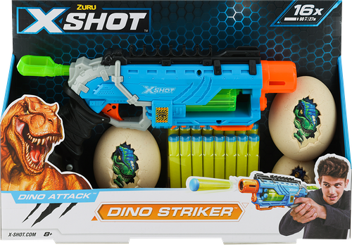 Набор игровой Zuru X-SHOT Бластер с мягкими снарядами и мишенями, 21 предмет