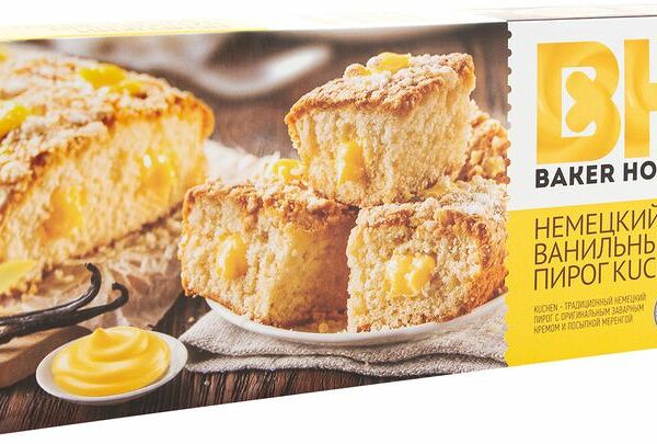 Пирог Baker House Kuсhen Немецкий ванильный, 350г