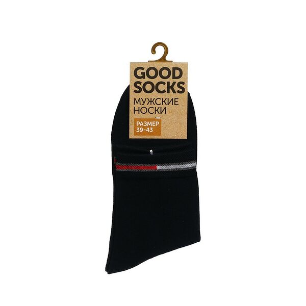 Мужские однотонные носки Good Socks Цветная полоска Синий р.39-43
