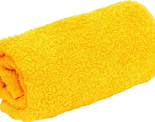 Полотенце махровое Cottonika Стандарт желтое 70*140см