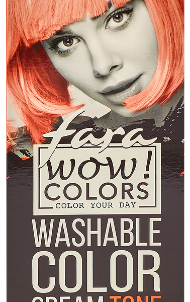 Крем оттеночный для волос Fara Wow! Colors тон Pink Flamingo Розовый смываемый