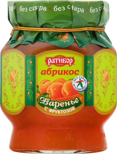

Варенье Ратибор Абрикос с фруктозой 350 г