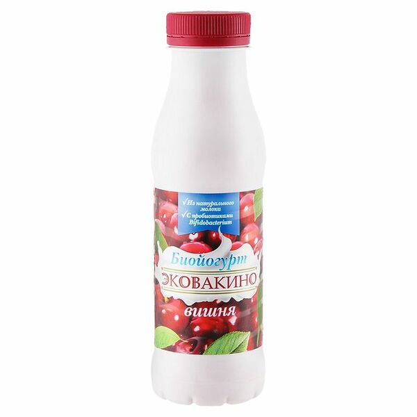 Биойогурт Эковакино Бифилайф вишня 2% 290мл