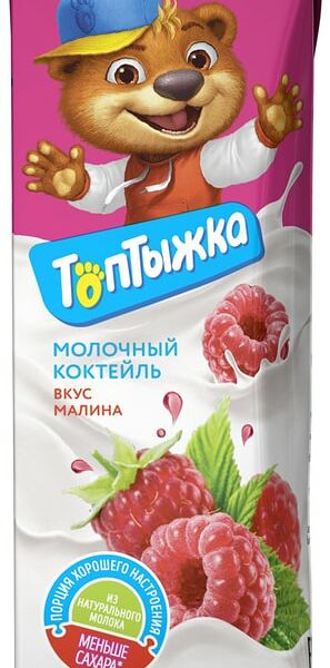 Коктейль молочный Топтыжка Малина 3.2% 200г